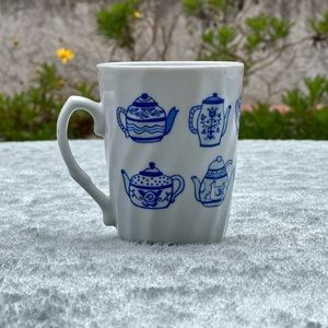 Blue Teapot Carafe Collection Cup